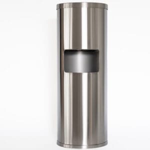 Silver Trash Can Dispenser