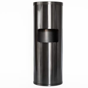 Gloss Black Trash Can Dispenser